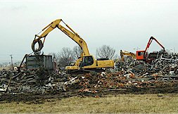 Demolition of former manufacturing facility